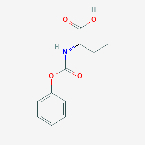molecular formula C12H15NO4 B020239 N-苯氧羰基-L-缬氨酸 CAS No. 126147-70-4