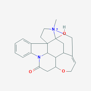 molecular formula C22H25N2O3+ B020257 16-Hydroxy-19-methyl-10-oxostrychnidin-19-ium CAS No. 19774-65-3