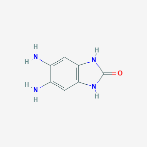 molecular formula C7H8N4O B020259 5,6-二氨基-1,3-二氢-2H-苯并咪唑-2-酮 CAS No. 55621-49-3