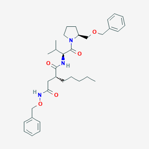 molecular formula C33H47N3O5 B020275 O-O-Dibenzyl-(-)-actinonin CAS No. 460754-33-0