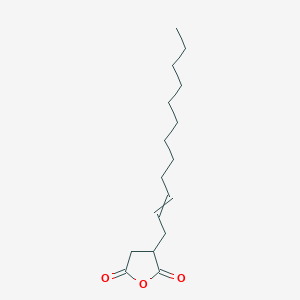 molecular formula C16H26O3 B020305 2-十二烯-1-基琥珀酸酐 CAS No. 19780-11-1
