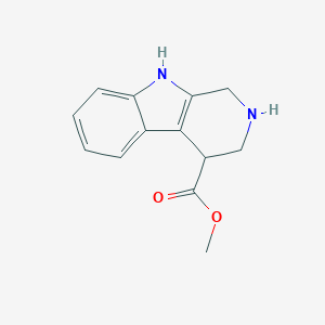 molecular formula C13H14N2O2 B020307 Methyl 2,3,4,9-tetrahydro-1H-pyrido[3,4-b]indole-4-carboxylate CAS No. 104580-74-7