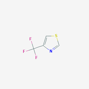molecular formula C4H2F3NS B020317 4-(三氟甲基)-1,3-噻唑 CAS No. 101048-75-3
