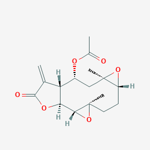 molecular formula C17H22O6 B203317 Epitulipinolide diepoxide CAS No. 39815-40-2