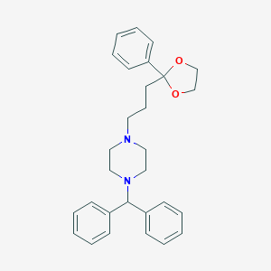 molecular formula C29H34N2O2 B020339 Dotarizine CAS No. 84625-59-2
