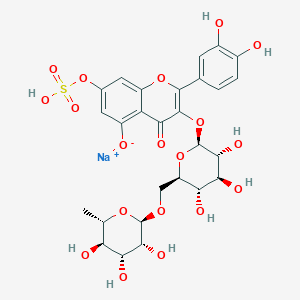 molecular formula C27H29NaO19S B020344 Rutocide CAS No. 108916-86-5