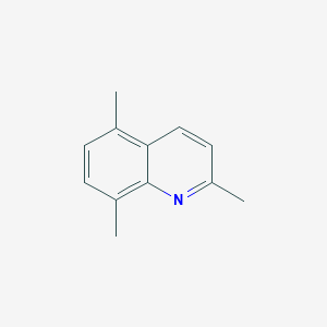 molecular formula C12H13N B020356 2,5,8-Trimethylquinoline CAS No. 102871-69-2