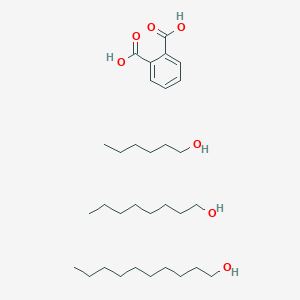 molecular formula C32H60O7 B203655 Decan-1-ol;hexan-1-ol;octan-1-ol;phthalic acid CAS No. 68648-93-1