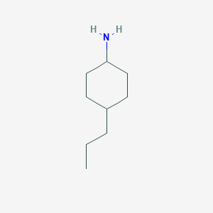 molecular formula C9H19N B020380 4-Propylcyclohexylamine CAS No. 102653-37-2
