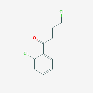molecular formula C10H10Cl2O B020392 4-氯-1-(2-氯苯基)-1-氧代丁烷 CAS No. 103906-66-7