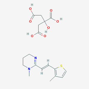 molecular formula C18H24N2O7S B020397 Morantel citrate CAS No. 69525-81-1