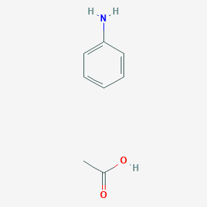 molecular formula C8H11NO2 B020445 Benzenamine, acetate CAS No. 542-14-3