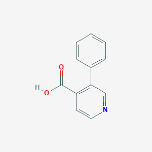 molecular formula C12H9NO2 B020447 3-Phenylisonicotinic acid CAS No. 104096-15-3