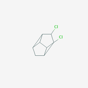 molecular formula C8H8Cl2 B020448 2,3-Dichlorotetracyclo[3.3.0.02,8.04,6]octane CAS No. 102968-84-3