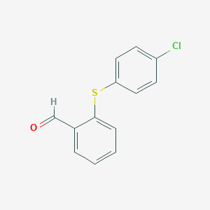 molecular formula C13H9ClOS B020450 2-(4-Chlorophenylthio)Benzaldehyde CAS No. 107572-07-6