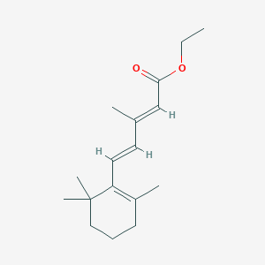 molecular formula C17H26O2 B020453 Ethyl (2E,4E)-3-methyl-5-(2,6,6-trimethylcyclohex-1-EN-1-YL)penta-2,4-dienoate CAS No. 5452-61-9