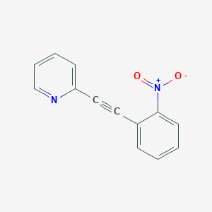 2-[2-(2-Nitrophenyl)ethynyl]pyridine