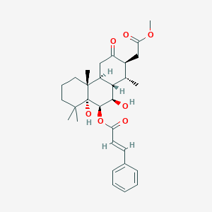 molecular formula C30H40O7 B020470 Pulcherralpin CAS No. 105389-29-5