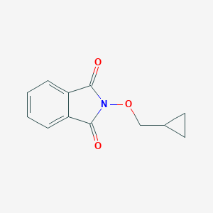 molecular formula C12H11NO3 B020475 2-(cyclopropylmethoxy)-1H-isoindole-1,3(2H)-dione CAS No. 113211-15-7