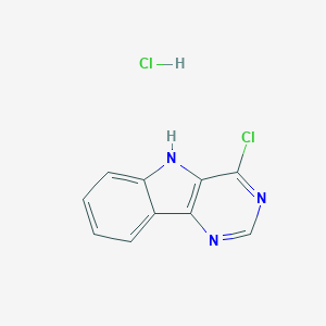 B020537 4-Chloro-5H-pyrimido[5,4-b]indole hydrochloride CAS No. 107400-97-5