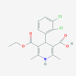 1,4-Dihydro-2,6-dimethyl-5-ethoxycarbonyl-4-(2,3-dichlorophenyl)-3-pyridinecarboxylic acid