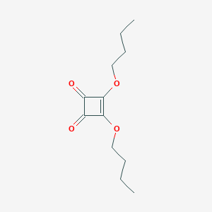 molecular formula C12H18O4 B020554 3,4-dibutoxycyclobut-3-ene-1,2-dione CAS No. 2892-62-8