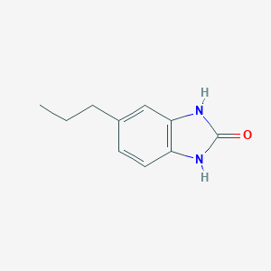 molecular formula C10H12N2O B020559 5-propyl-1H-benzo[d]imidazol-2(3H)-one CAS No. 103151-04-8