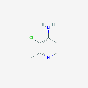 molecular formula C6H7ClN2 B020562 3-Chloro-2-methylpyridin-4-amine CAS No. 97944-40-6