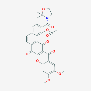 molecular formula C31H23NO10 B020581 Cervinomycin A2 monoacetate CAS No. 104015-36-3