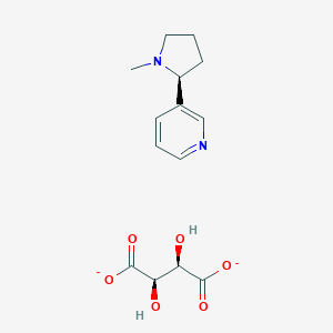 molecular formula C14H20N2O6 B020582 Nicotine d-bitartrate CAS No. 6550-19-2