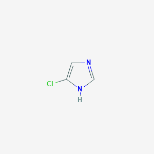 molecular formula C3H3ClN2 B020600 5-chloro-1H-imidazole CAS No. 15965-31-8