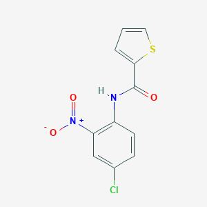 molecular formula C11H7ClN2O3S B206137 N-(4-chloro-2-nitrophenyl)thiophene-2-carboxamide CAS No. 5356-56-9