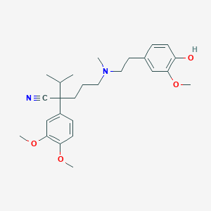 molecular formula C26H36N2O4 B020614 p-O-Desmethyl Verapamil CAS No. 77326-93-3