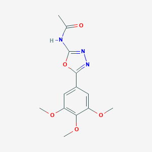 Acetamide, N-(5-(3,4,5-trimethoxyphenyl)-1,3,4-oxadiazol-2-yl)-