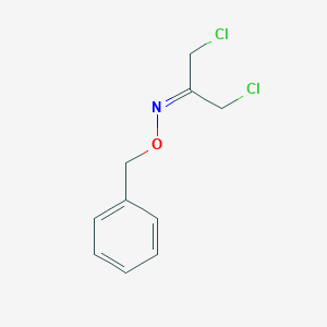 molecular formula C10H11Cl2NO B020639 1,3-Dichloro-propan-2-one O-benzyl-oxime CAS No. 188125-86-2