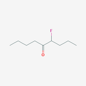 molecular formula C9H17FO B020643 4-Fluorononan-5-one CAS No. 101327-89-3
