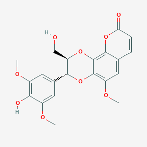 molecular formula C21H20O9 B020649 Cleomiscosin C CAS No. 84575-10-0