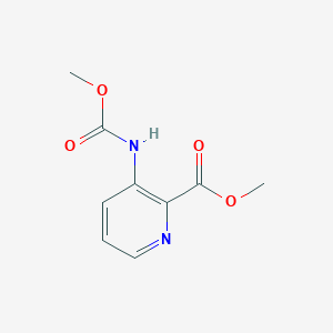 Methyl 3-((methoxycarbonyl)amino)picolinate