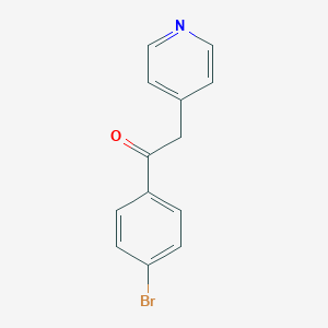 molecular formula C13H10BrNO B020663 1-(4-溴苯基)-2-(吡啶-4-基)乙酮 CAS No. 100397-96-4