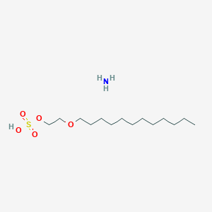 molecular formula C14H33NO5S B020673 Ammonium lauryl ether sulfate CAS No. 32612-48-9