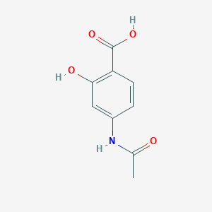 molecular formula C₉H₉NO₄ B020674 4-Acetamidosalicylic acid CAS No. 50-86-2