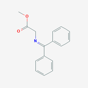 molecular formula C16H15NO2 B020685 Methyl N-(diphenylmethylidene)glycinate CAS No. 81167-39-7