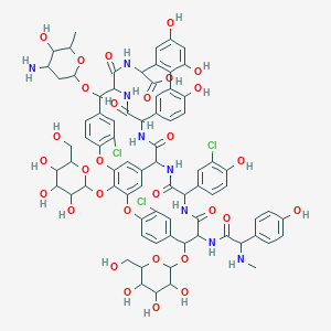 molecular formula C77H79Cl3N8O30 B020697 Chloropolysporin C CAS No. 105650-12-2