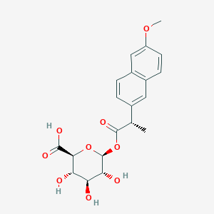 molecular formula C20H22O9 B020704 Naproxen glucuronide CAS No. 41945-43-1