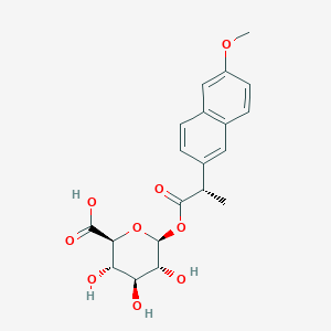 molecular formula C₂₀H₂₂O₉ B020704 Naproxen Glucuronide CAS No. 41945-43-1