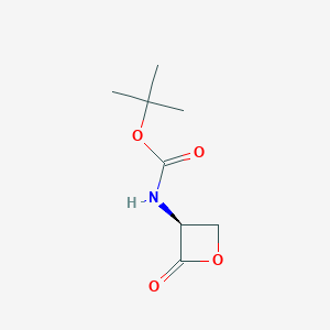 molecular formula C8H13NO4 B020719 Boc-L-Serine-beta-Lactone CAS No. 98541-64-1
