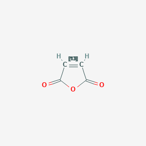 molecular formula C4H2O3 B020723 Maleic anhydride-2,3-13C2 CAS No. 41403-35-4