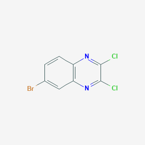 molecular formula C8H3BrCl2N2 B020724 6-Bromo-2,3-dichloroquinoxaline CAS No. 108229-82-9