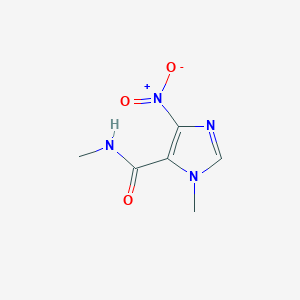 molecular formula C6H8N4O3 B020739 N,1-Dimethyl-4-nitro-5-imidazolecarboxamide CAS No. 858513-51-6