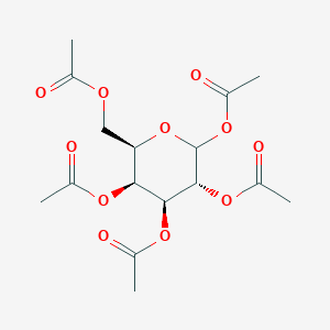 B020742 (3R,4S,5S,6R)-6-(Acetoxymethyl)tetrahydro-2H-pyran-2,3,4,5-tetrayl tetraacetate CAS No. 25878-60-8